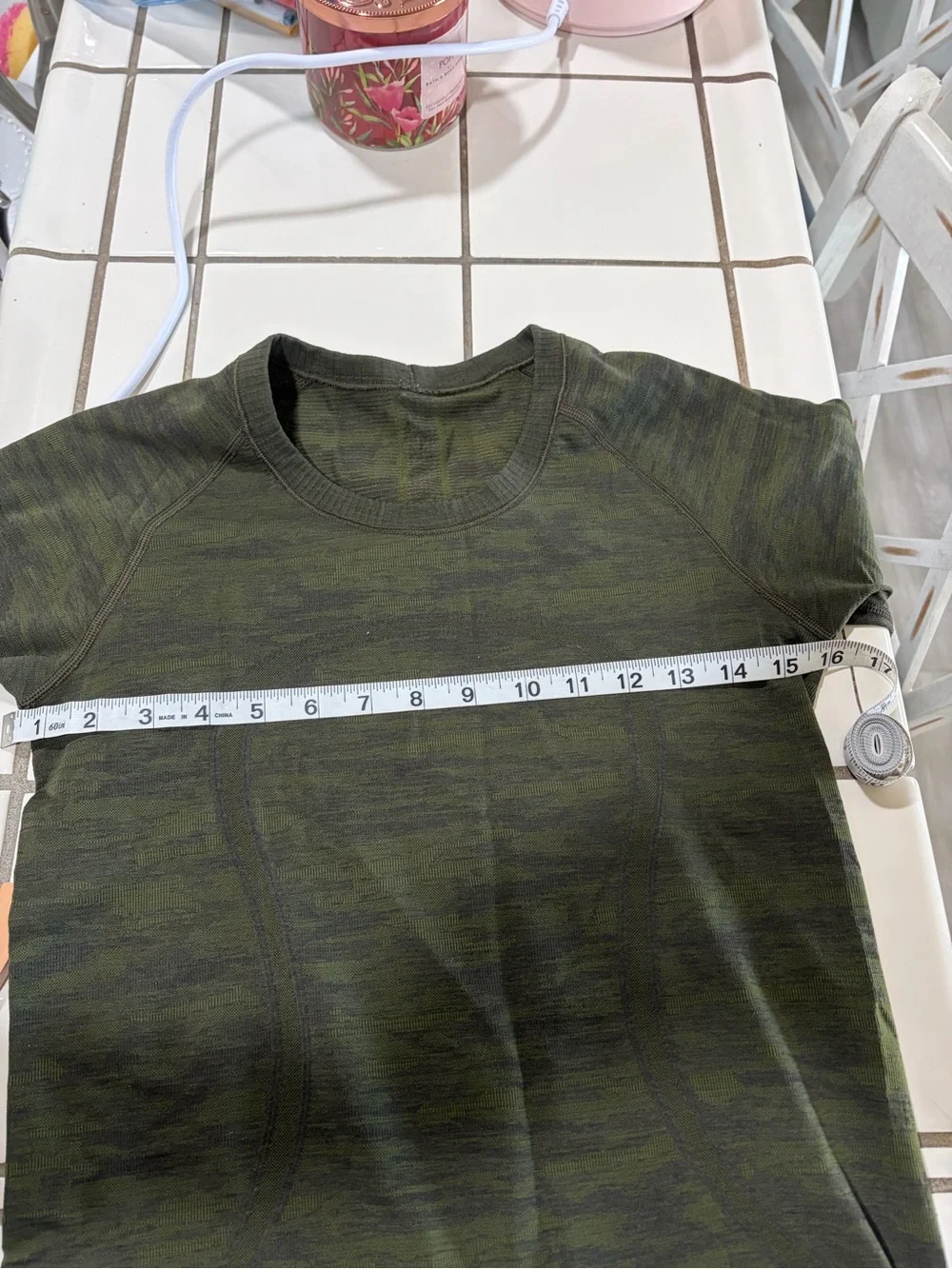 Lululemon Olive Green Long Sleeve Athletic Top